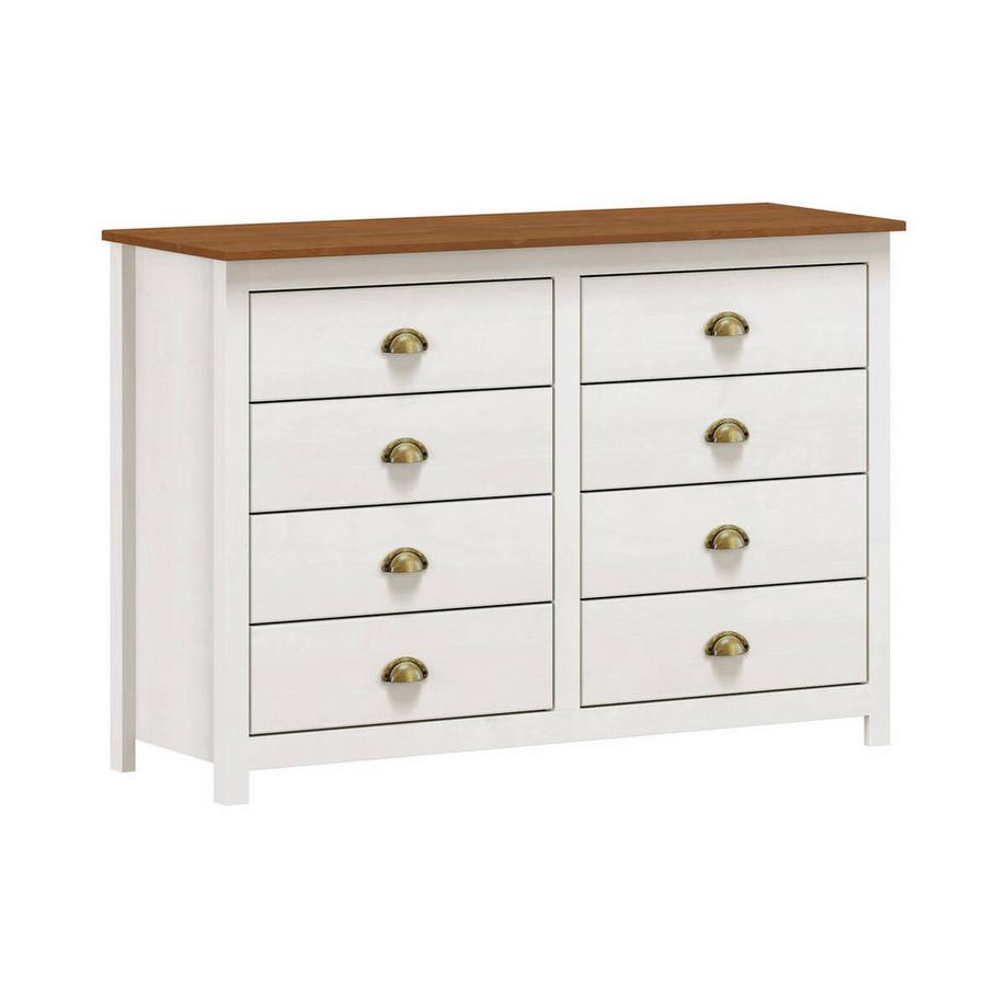 Kommode Espira Kiefer weiss 125x85