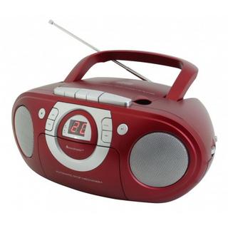 soundmaster  Soundmaster SCD5100RO impianto stereo portatile Grigio, Rosso 