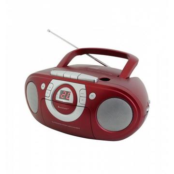 Soundmaster SCD5100RO impianto stereo portatile Grigio, Rosso