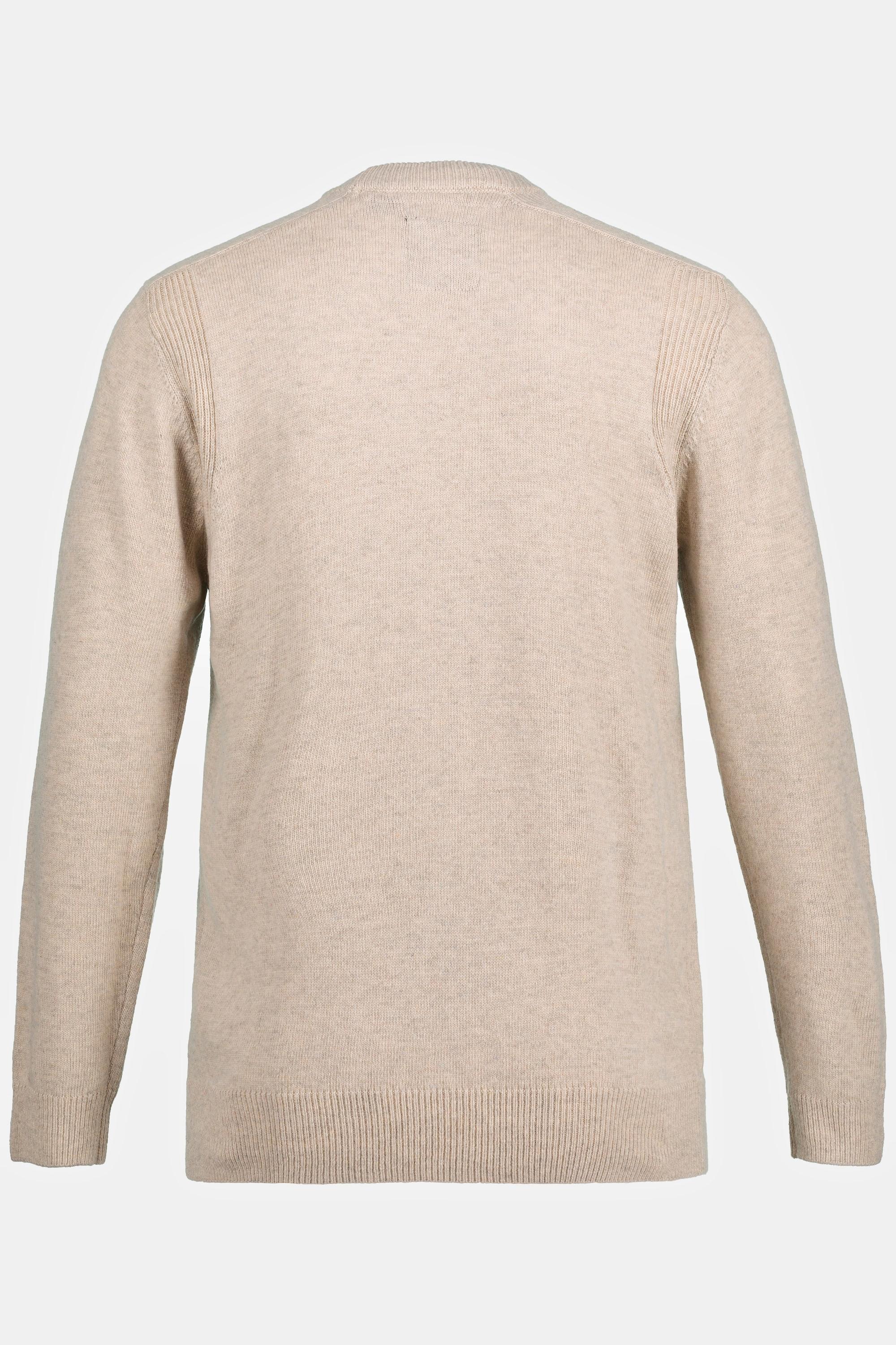 JP1880  Pullover, Langarm, Ripp Stehkragen, Strukturstrick 