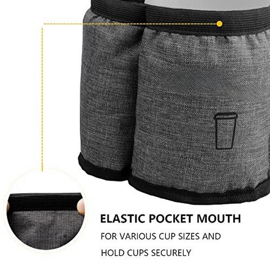 Only-bags.store Porte-gobelet de voyage pour deux tasses à café  