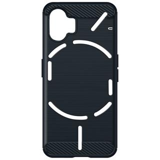 Avizar  Coque Nothing Phone 2, Bleu nuit Carbone 