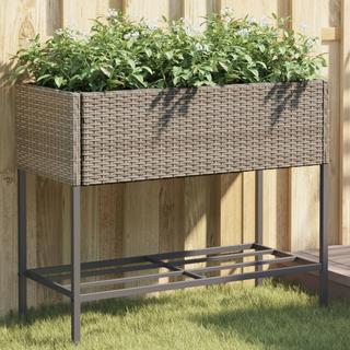 VidaXL fioriera da giardino Polirattan  