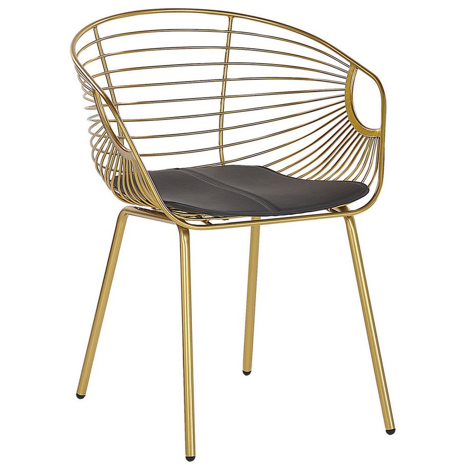 Beliani Set di 2 sedie da pranzo en Acciaio Industriale HOBACK  