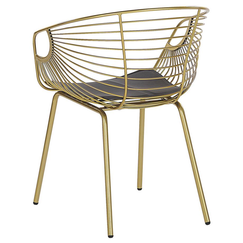 Beliani Set di 2 sedie da pranzo en Acciaio Industriale HOBACK  