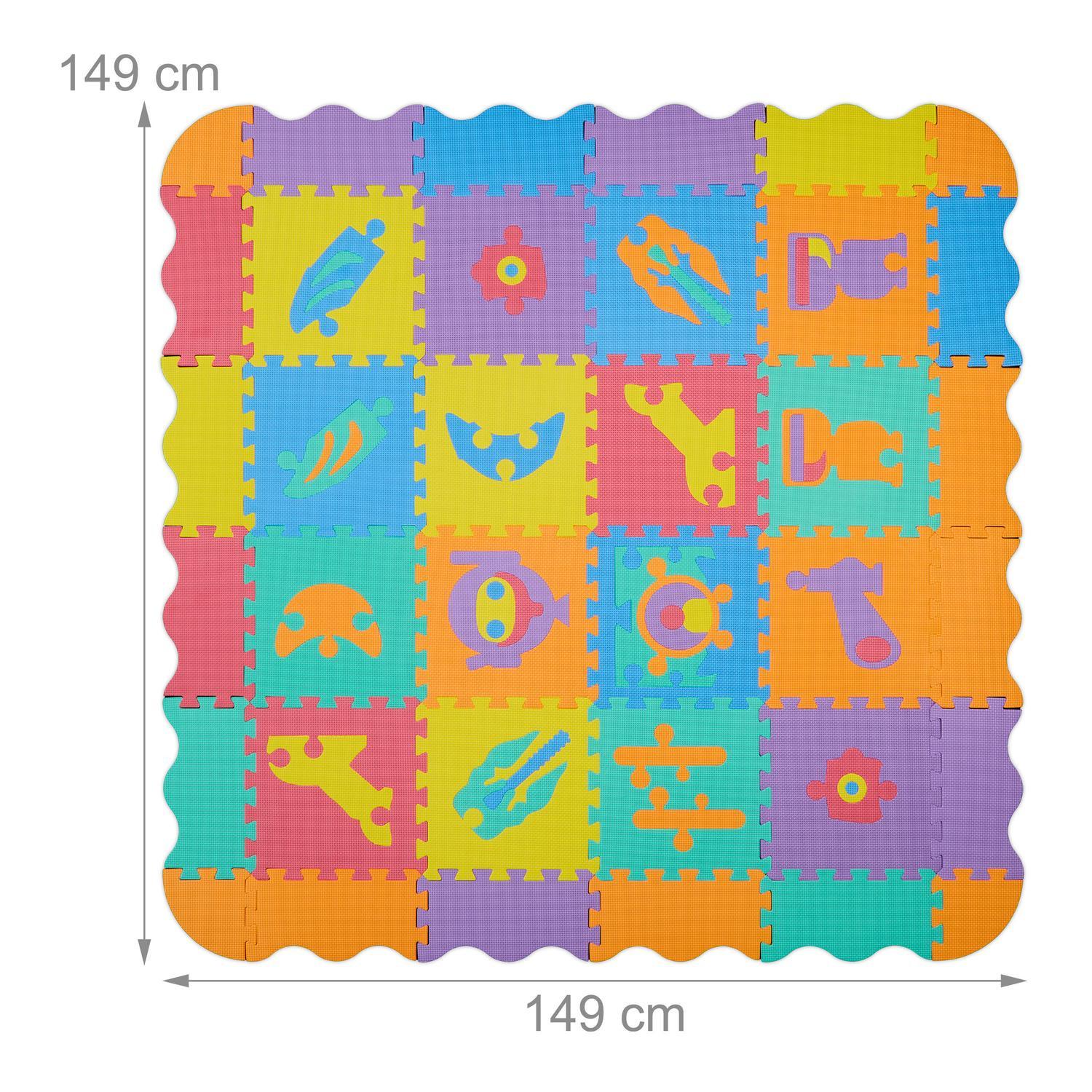 B2X Puzzlematte Roboterteile  