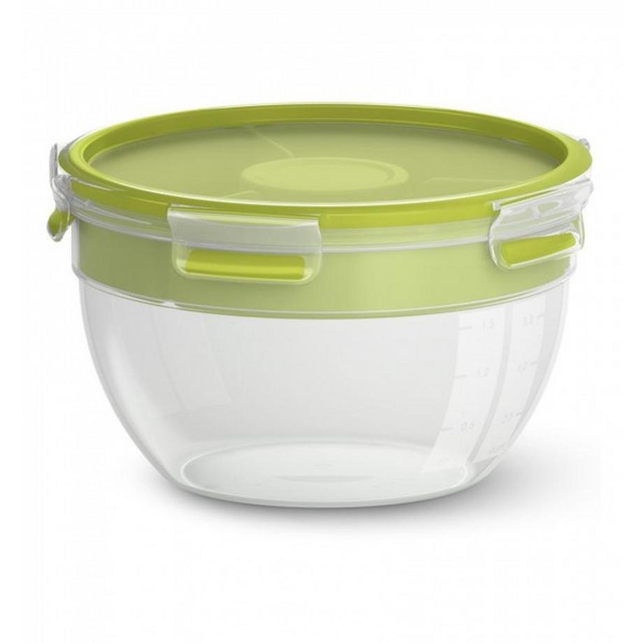 emsa  Clip+Go (Salatbox, 2.6 l, Grün) 