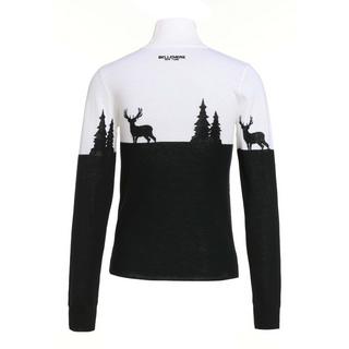 Bellemere New York  Maglione da donna Bellemere in lana merino 'Deer & Tree' 