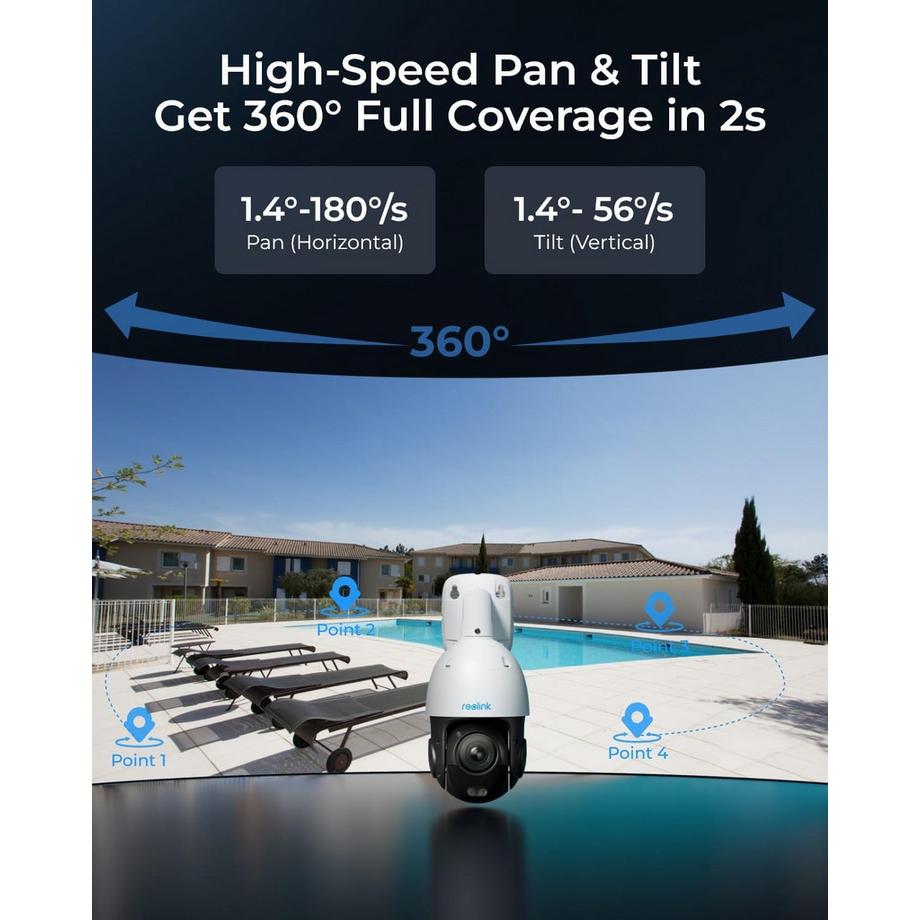 Reolink  P840 360° 4K PoE Kamera 