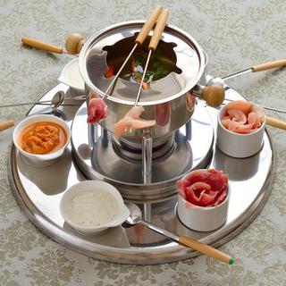 Geschenkidee  Fondue chinoise, frites, vin, dessert & prosecco (pour 2 personnes) 