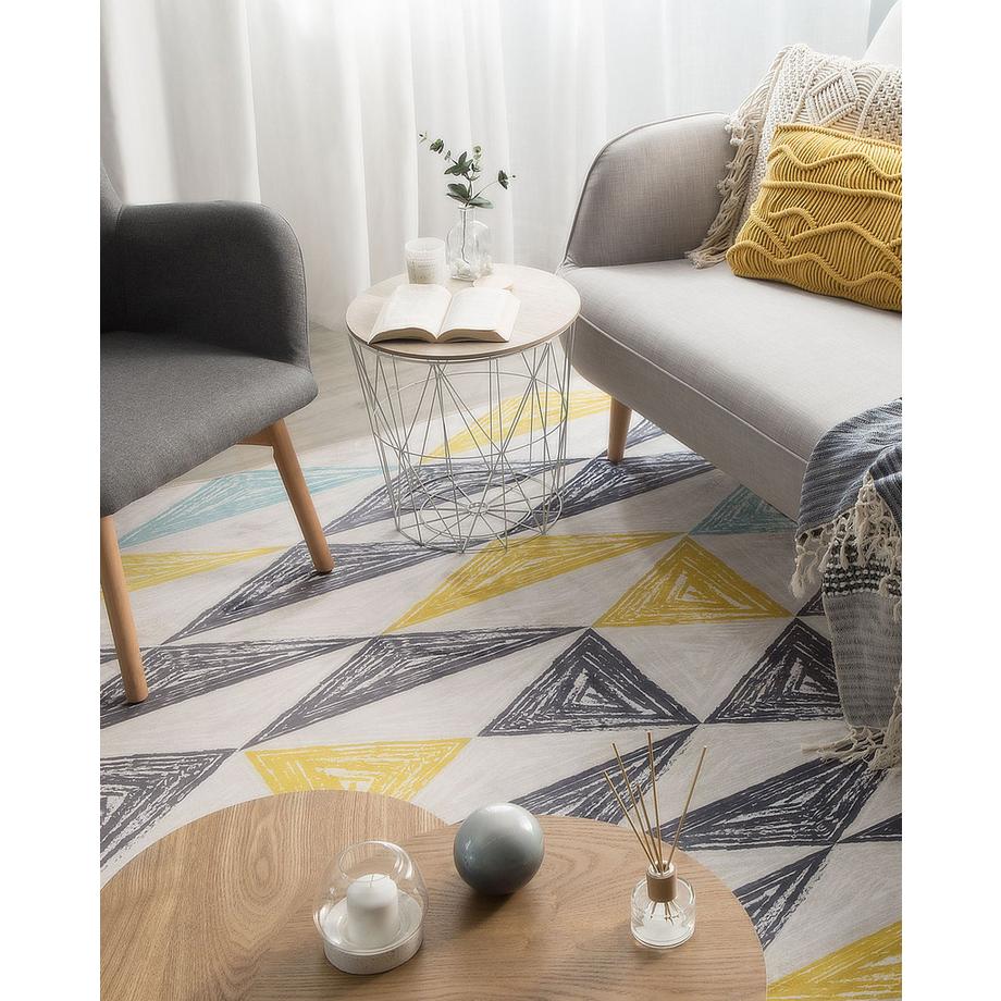 Beliani Tapis en Polyester Rétro KALEN  