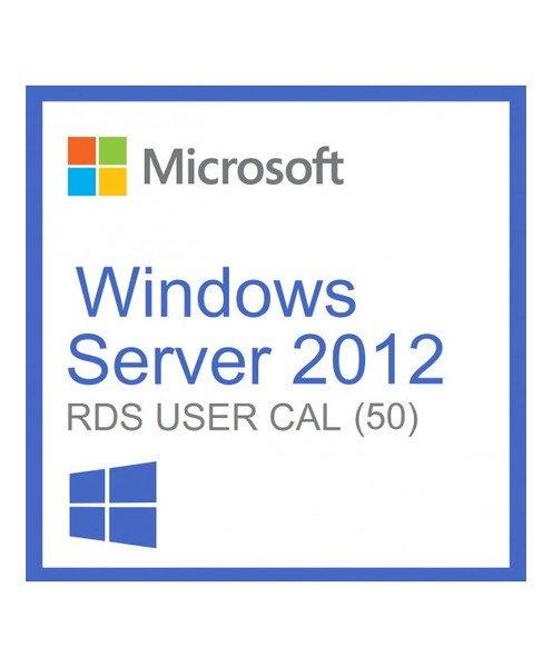 Microsoft  Windows Server 2012 Remote Desktop Services (RDS) 50 user connections - Clé licence à télécharger - Livraison rapide 7/7j 