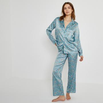 Klassischer Pyjama mit Blumenprint
