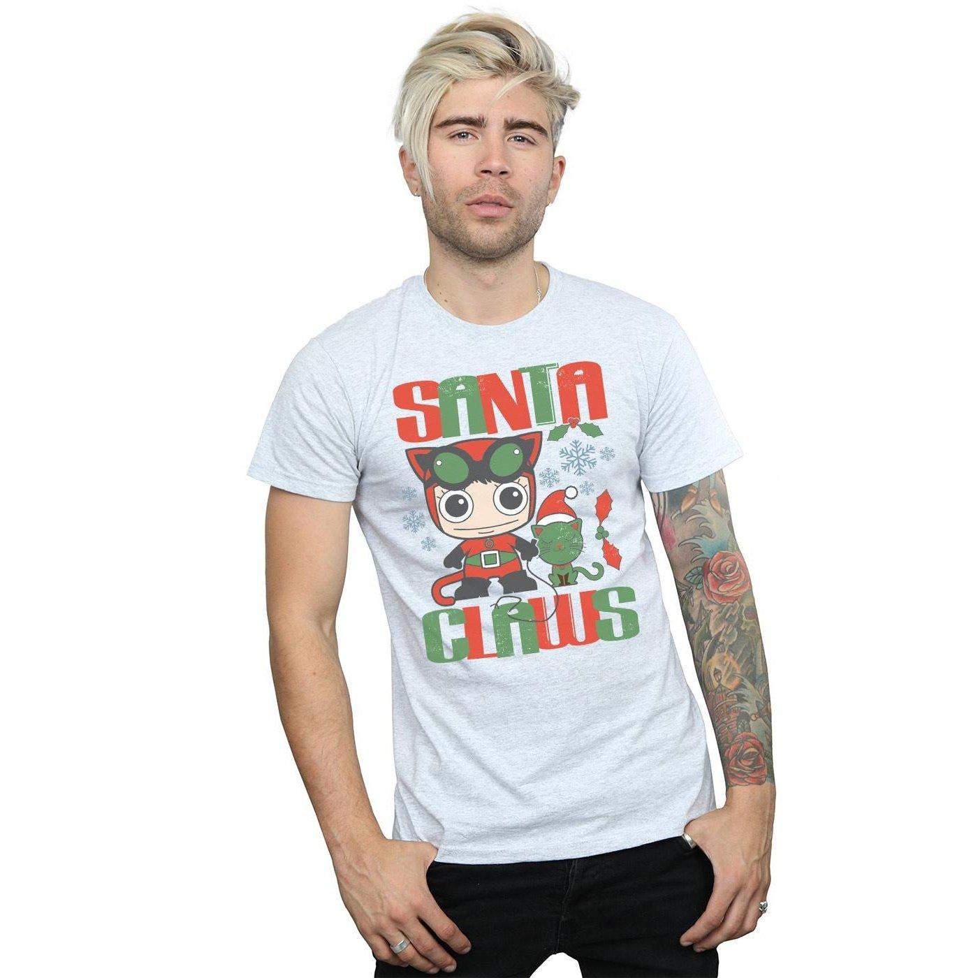 DC COMICS  Tshirt SANTA CLAWS 