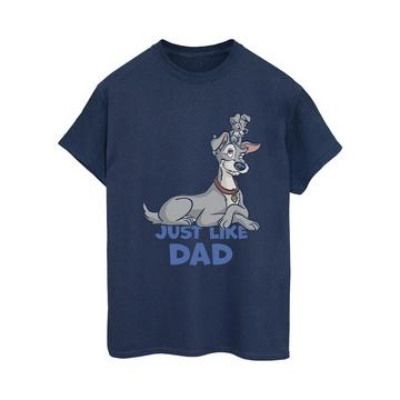 Lady And The Tramp Just Like Dad TShirt