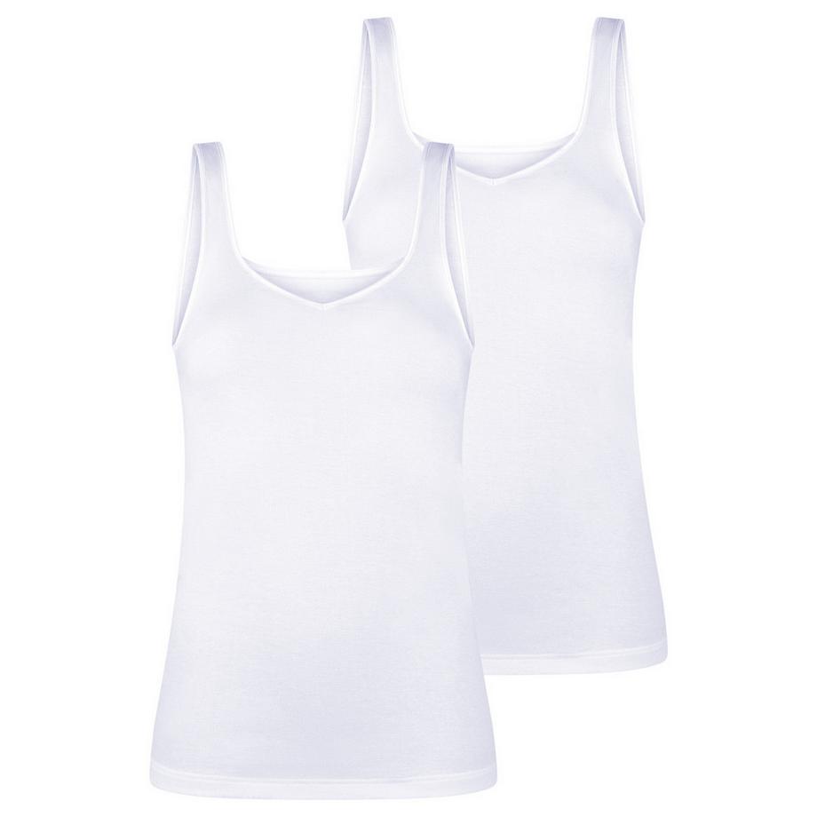 mey 2000 V-Ausschnitt Tanktop 2er Pack  