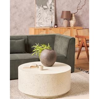 Beliani Couchtisch aus Leichtbeton (MgO) Modern TREZZO  