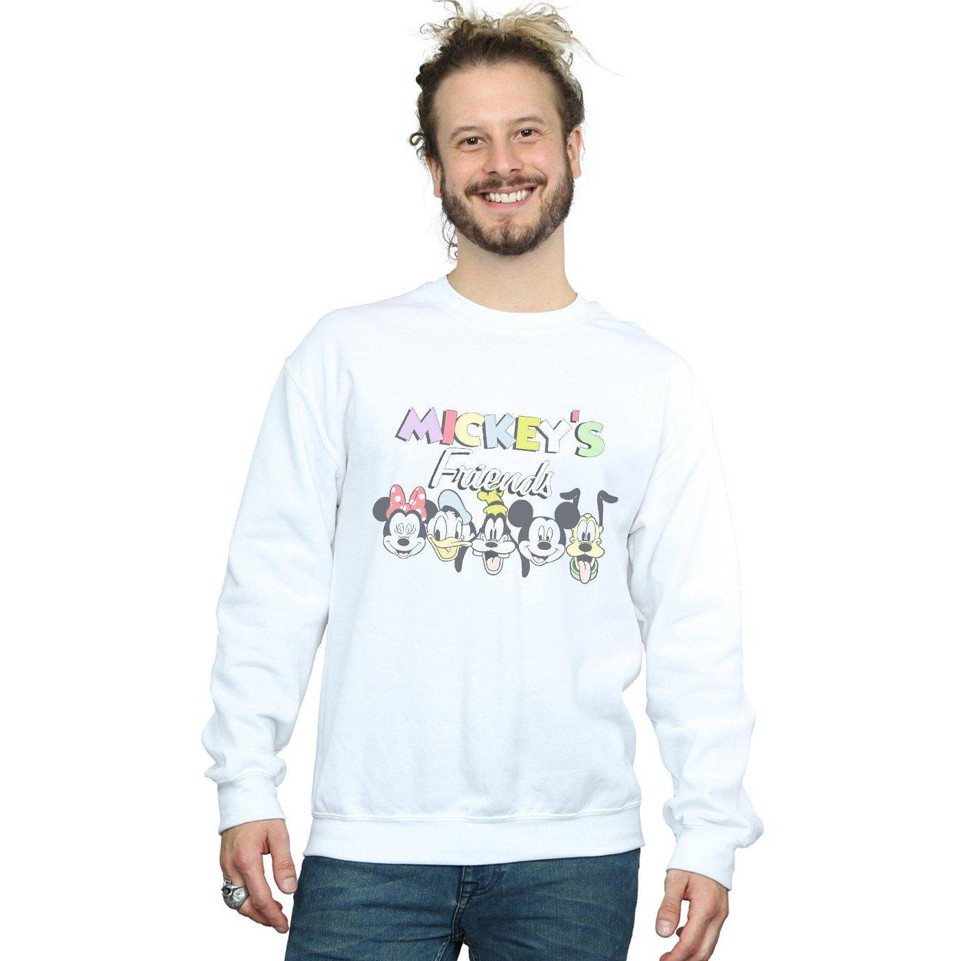 Disney  Friends Faded Nostalgia Sweatshirt 