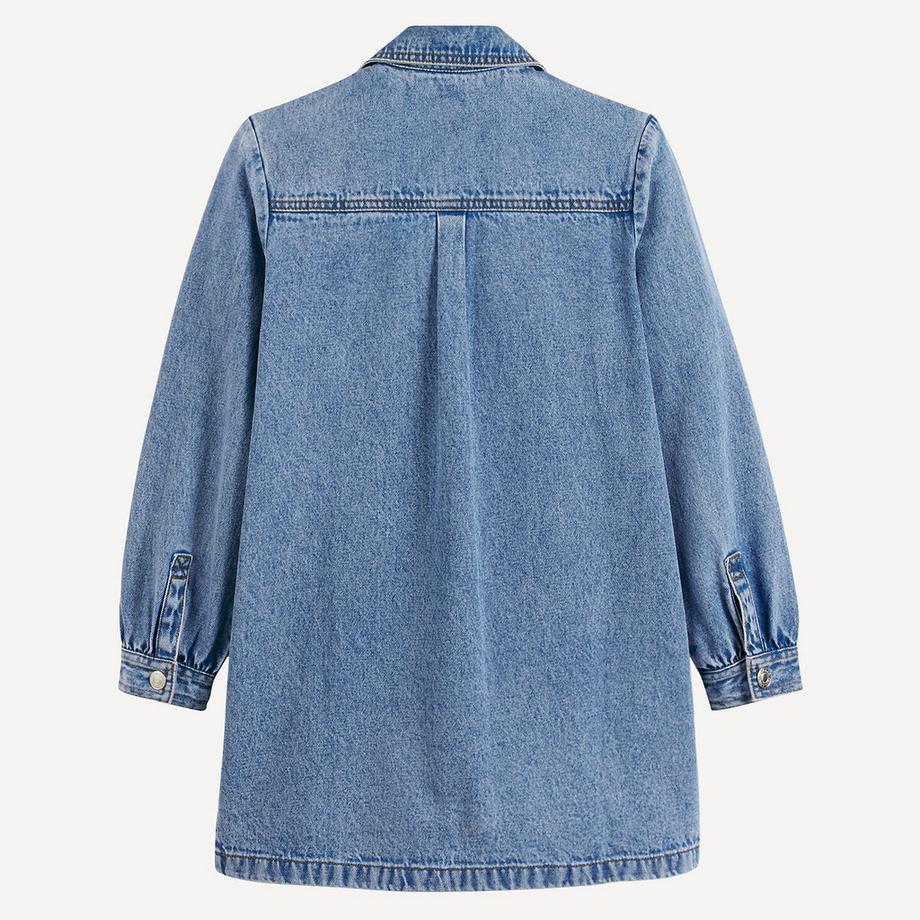 La Redoute Collections  Robe en jean à manches longues 