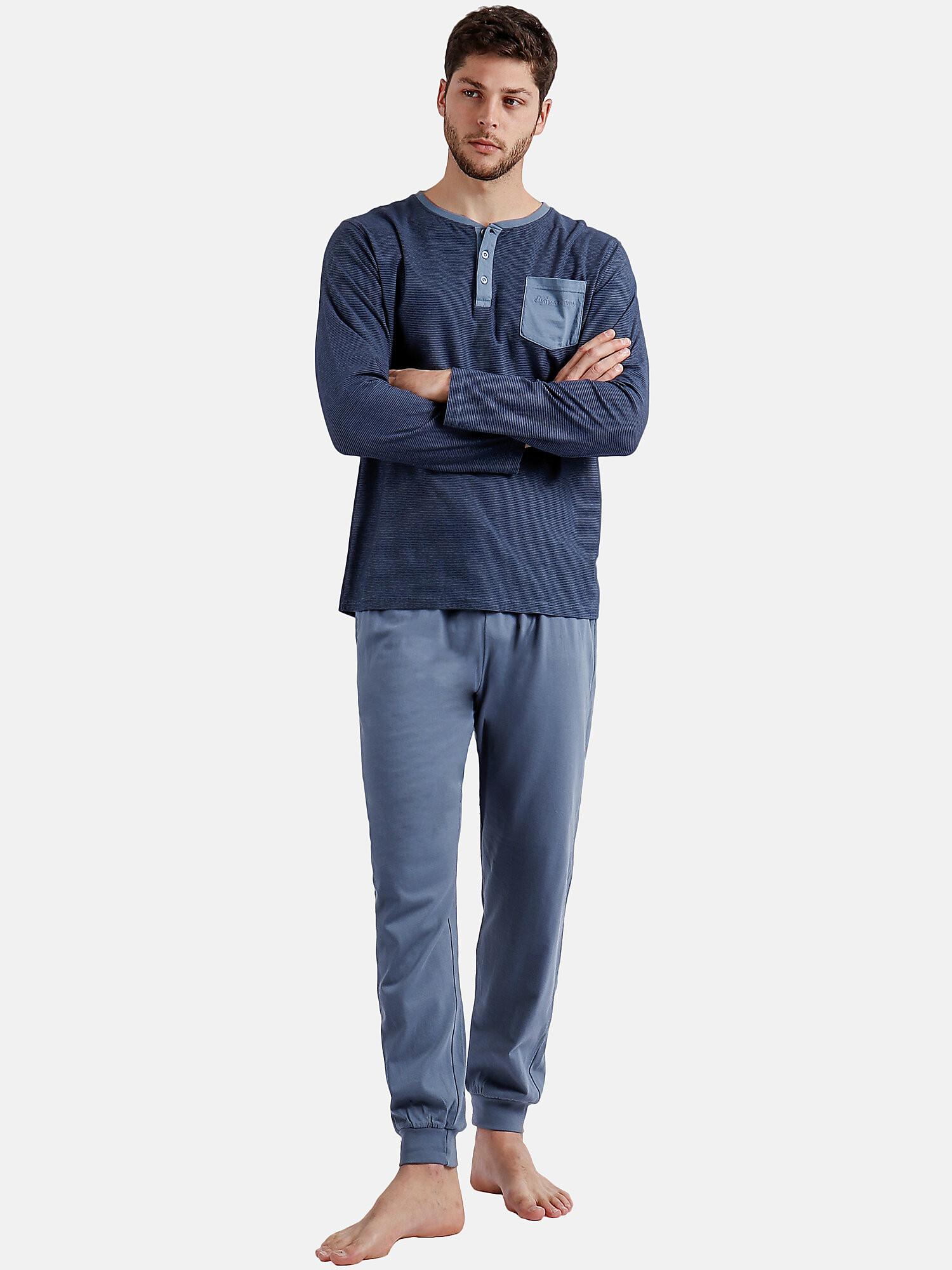 Admas  Pyjama tenue d'intérieur pantalon et haut Azure A Antonio Miro 