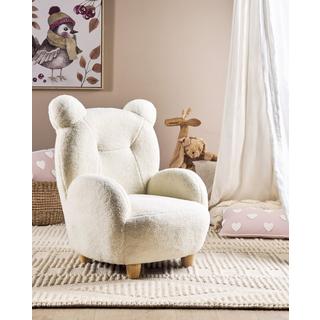 Beliani Chaise pour enfant en Bouclé Moderne MELBU  