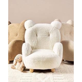 Beliani Chaise pour enfant en Bouclé Moderne MELBU  