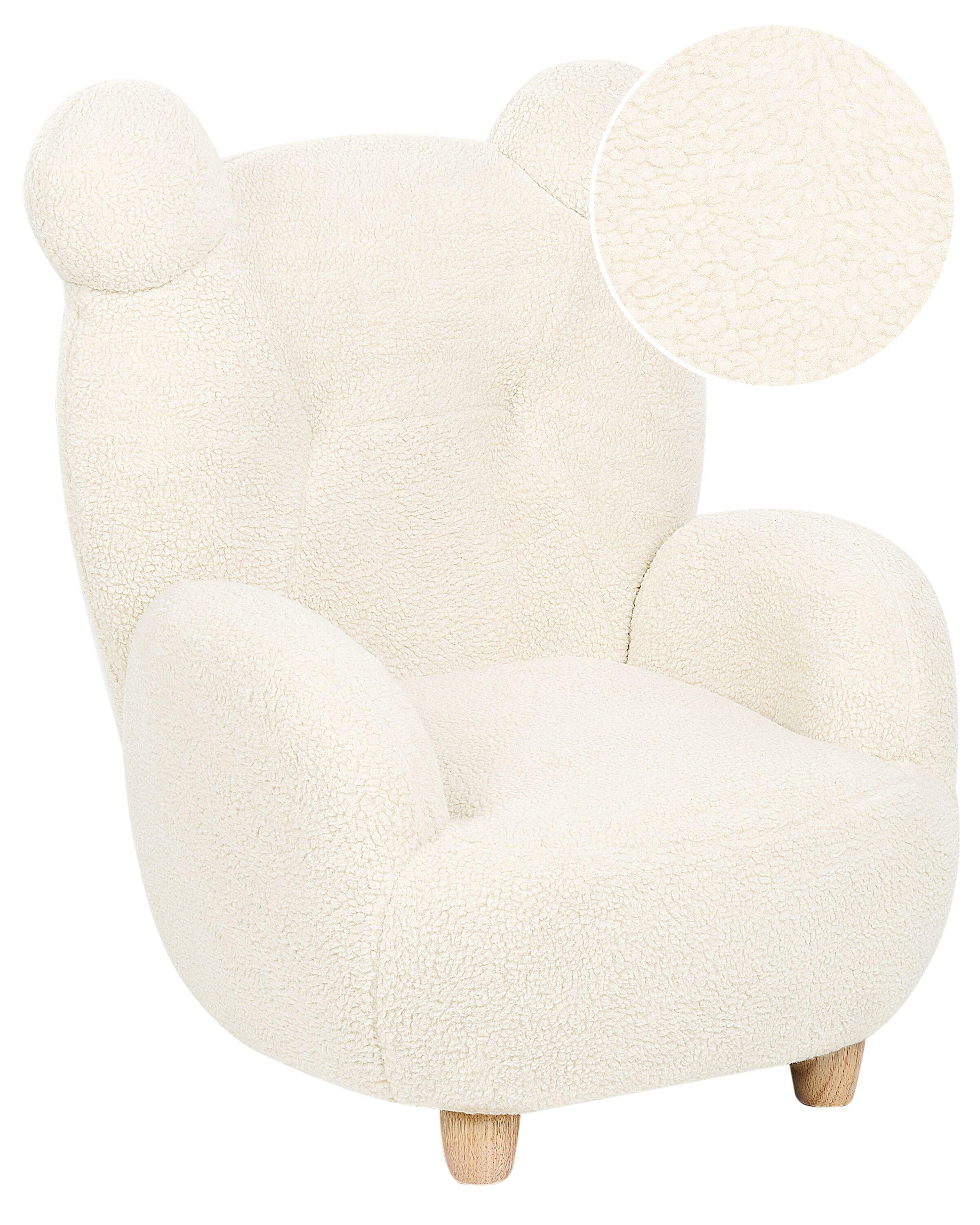 Beliani Chaise pour enfant en Bouclé Moderne MELBU  