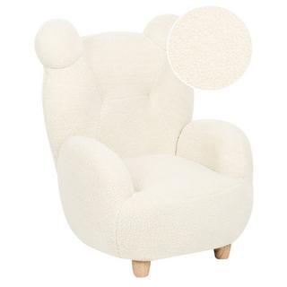 Beliani Chaise pour enfant en Bouclé Moderne MELBU  