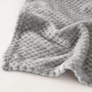 Alopini Coperta in pile super morbida e calda con motivo a nido d'ape  