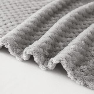 Alopini Coperta in pile super morbida e calda con motivo a nido d'ape  