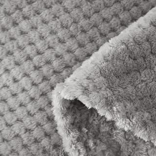 Alopini Coperta in pile super morbida e calda con motivo a nido d'ape  