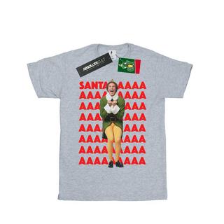 Elf  Buddy Santa Scream TShirt 