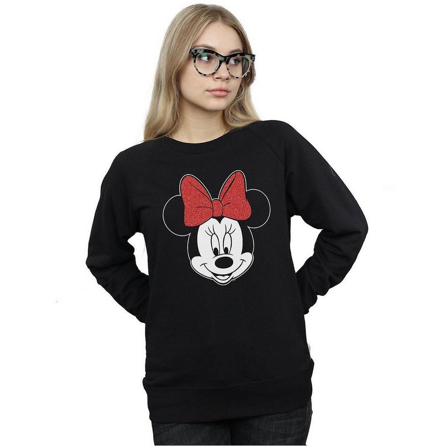 Disney Minnie Mouse Felpa Fiocco Glitter  