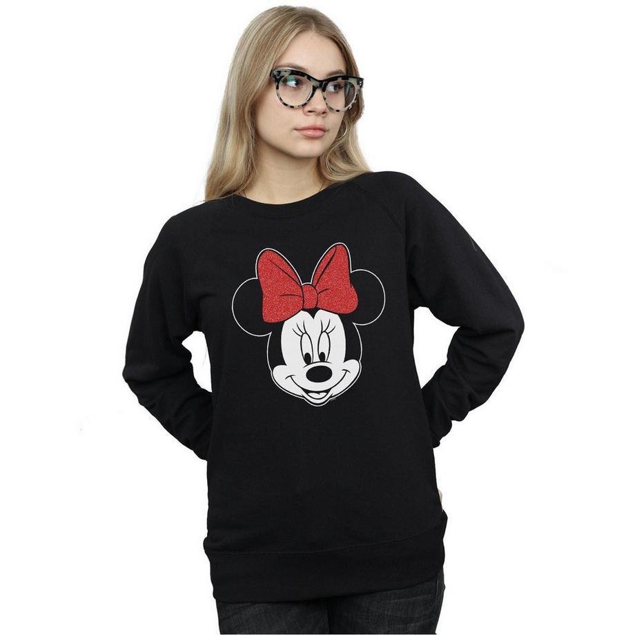 Disney Minnie Mouse Felpa Fiocco Glitter  