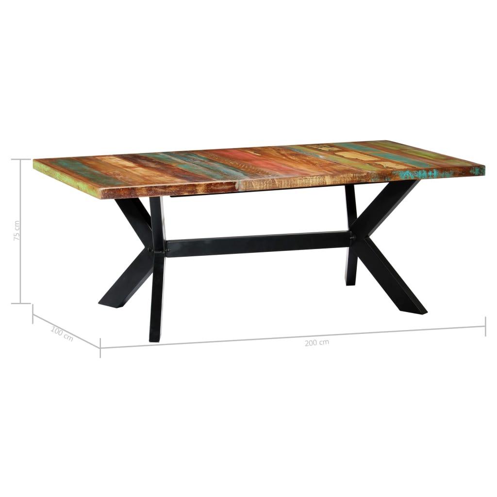 VidaXL Table de salle à manger bois  