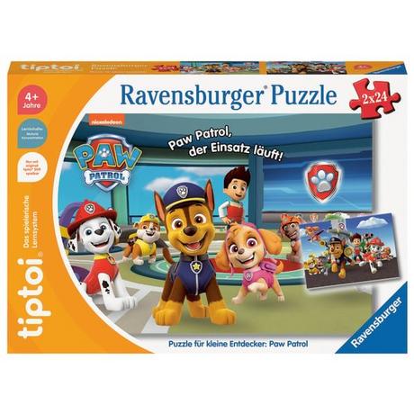 Ravensburger  Ravensburger tiptoi Puzzle 00135 Puzzle für kleine Entdecker: Paw Patrol, Kinderpuzzle für Kinder ab 4 Jahren, für 1 Spieler 