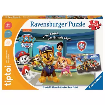 Ravensburger tiptoi Puzzle 00135 Puzzle für kleine Entdecker: Paw Patrol, Kinderpuzzle für Kinder ab 4 Jahren, für 1 Spieler