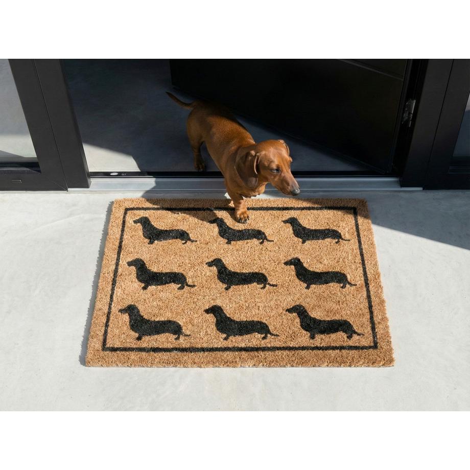 Beliani Tappetino da Ingresso en Fibra di Cocco Moderno SIKARAM  