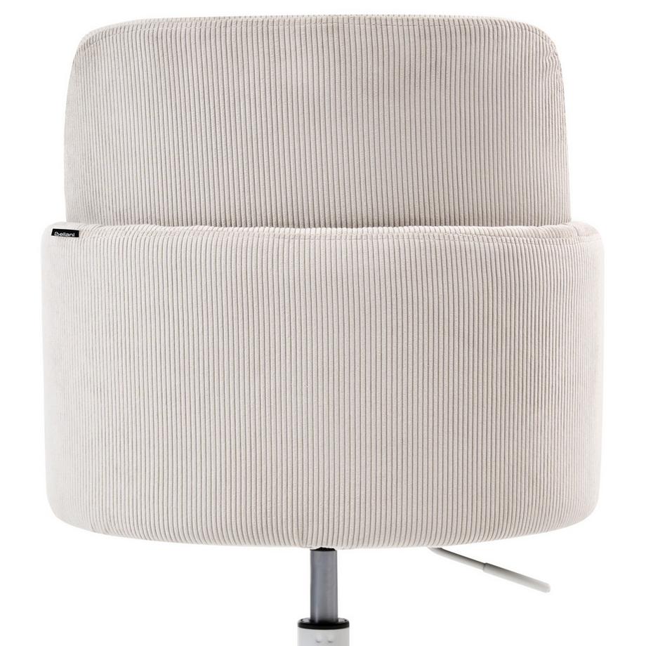 Beliani Bürostuhl aus Cord Minimalistisch DRYDEN  