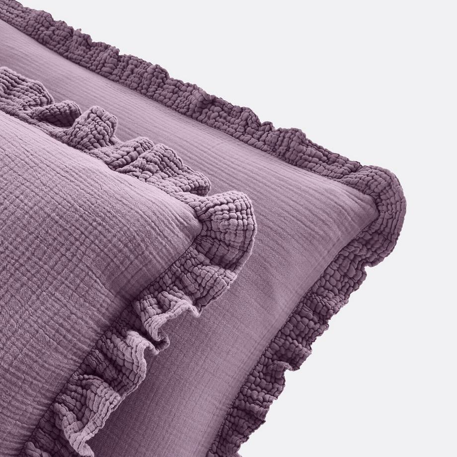 La Redoute Intérieurs Kumla Federa tinta unita con volant  