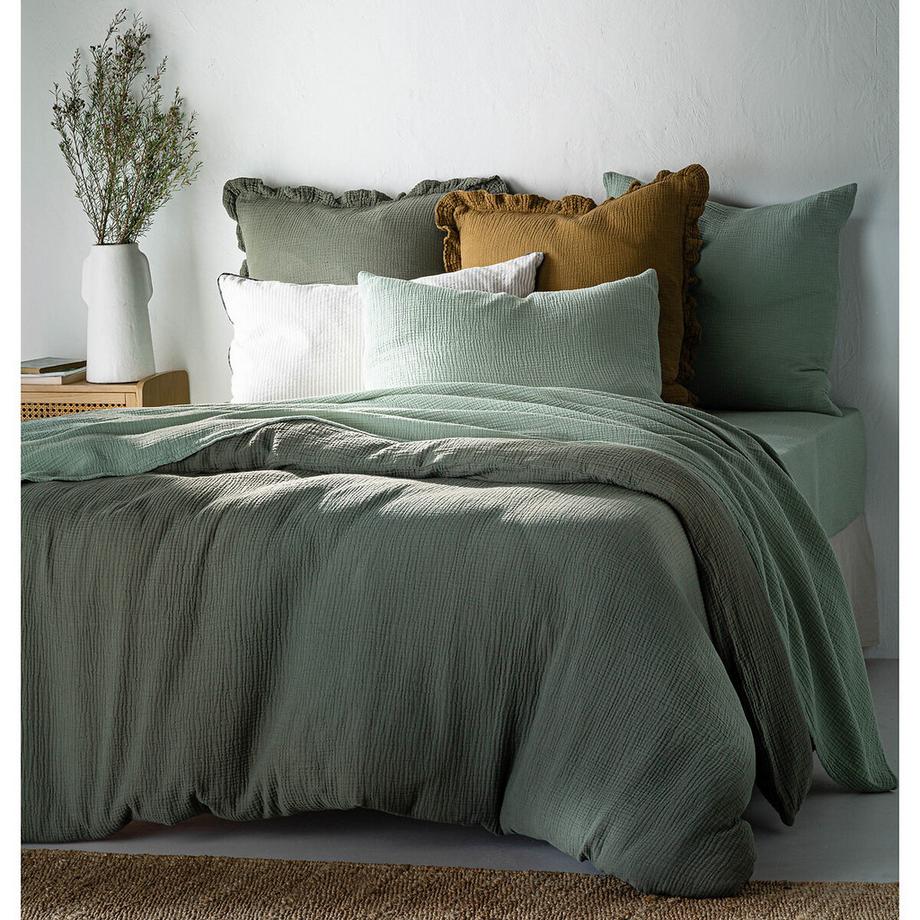 La Redoute Intérieurs Kumla Federa tinta unita con volant  