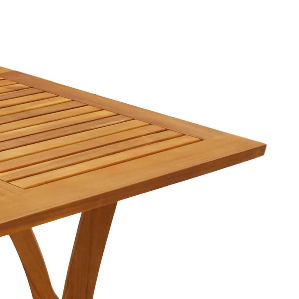 VidaXL Table de jardin bois d'acacia  