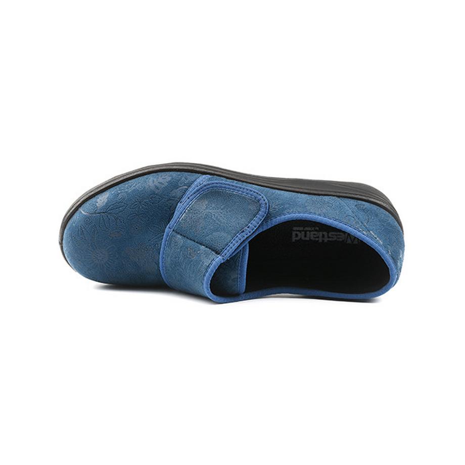 Westland Nice-40 Blumenmuster Klettverschluss Schuhe  