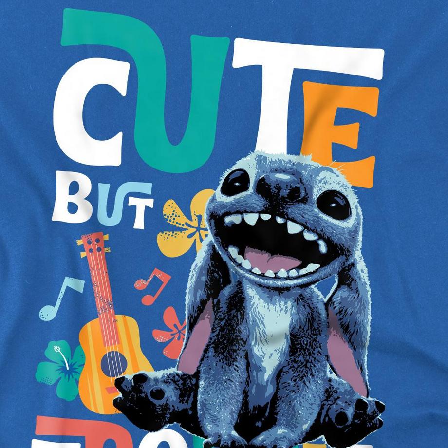 Lilo & Stitch  T-ShirtCute But Trouble 