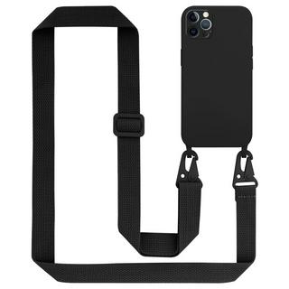 Cadorabo  Chaîne de téléphone portable compatible avec Apple iPhone 12 PRO MAX - Coque de protection en silicone avec cordelette réglable 