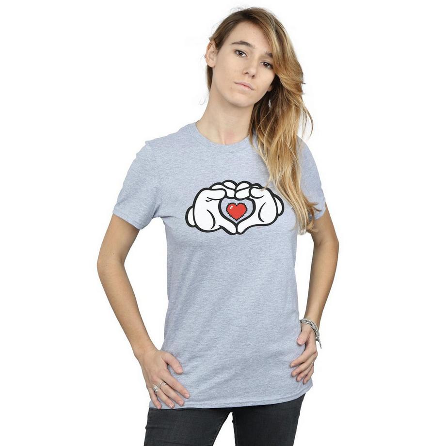 Disney Mickey Mouse Mains Coeur T-Shirt  