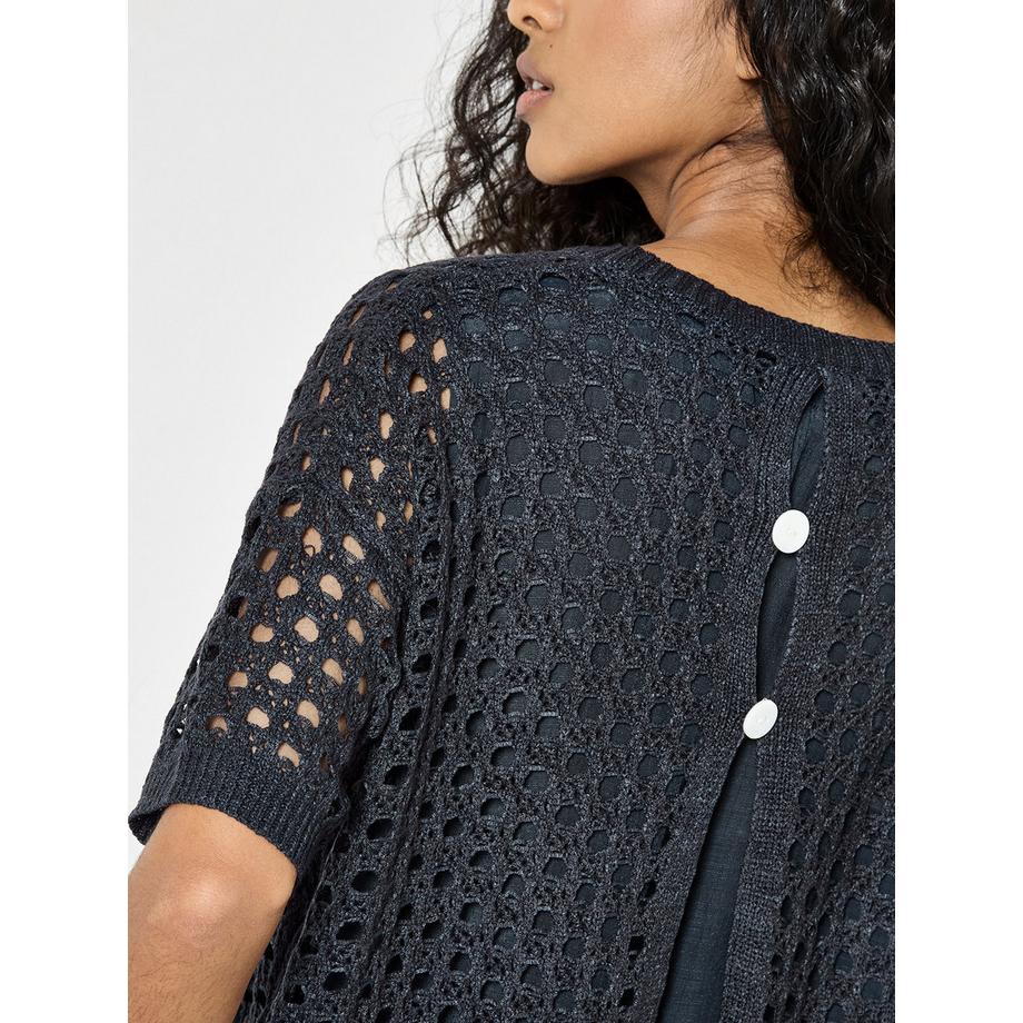 APRICOT Top tunica in maglia a rete  