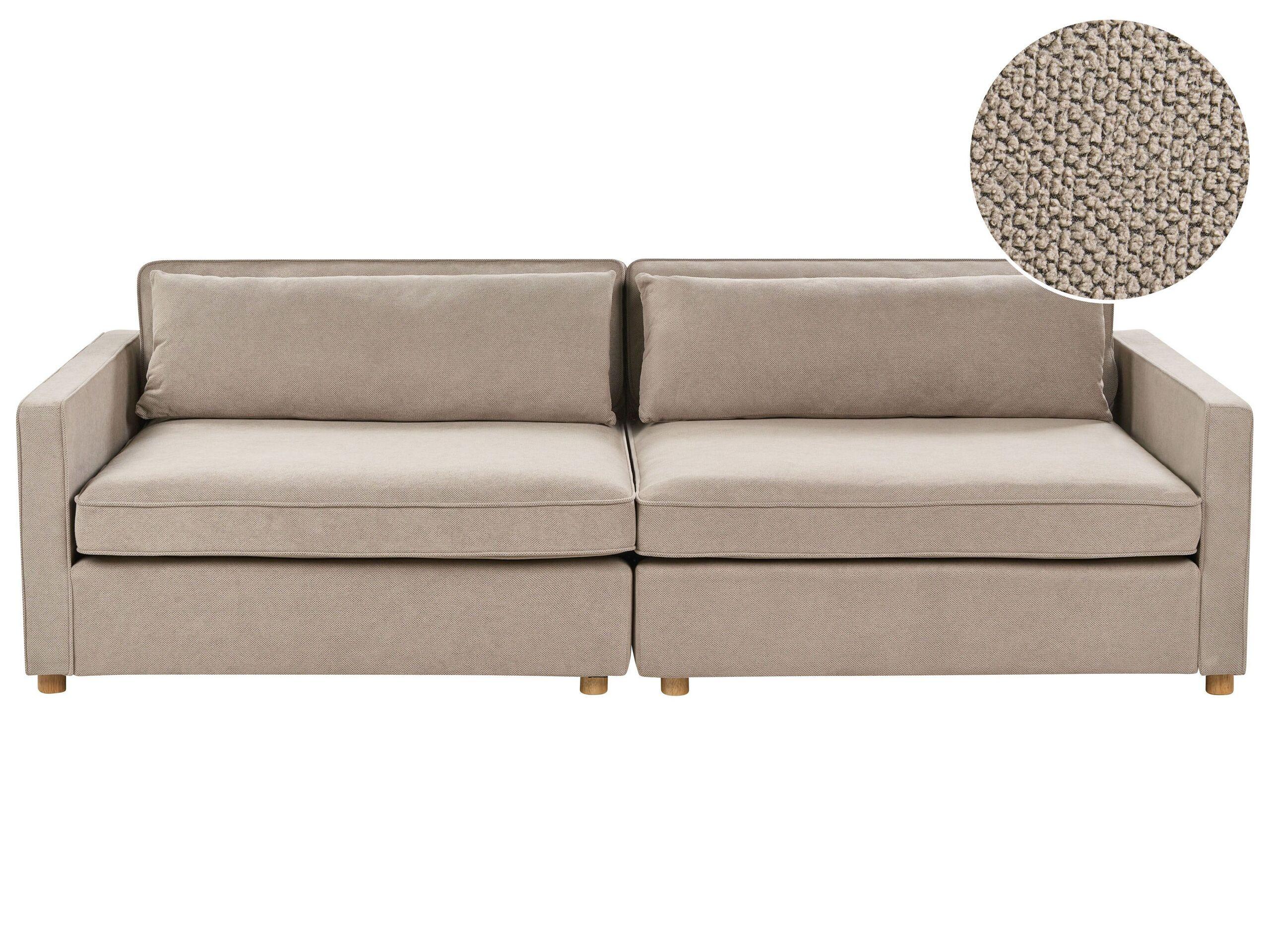 Beliani 3 Sitzer Sofa aus Polyester Modern VINSTRA  