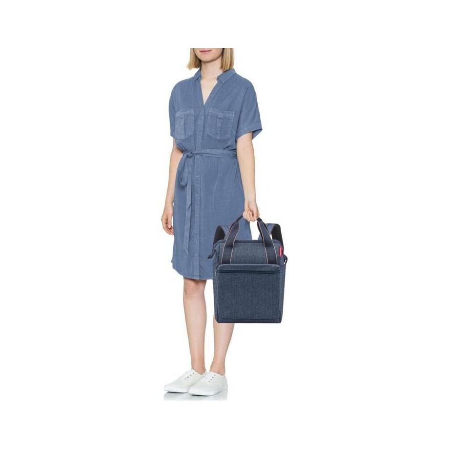 reisenthel  Rucksack Allrounder R Herringbone Dark Blue 