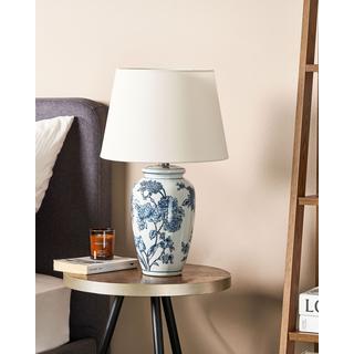 Beliani Lampe à poser en Porcelaine Traditionnel BELUSO  